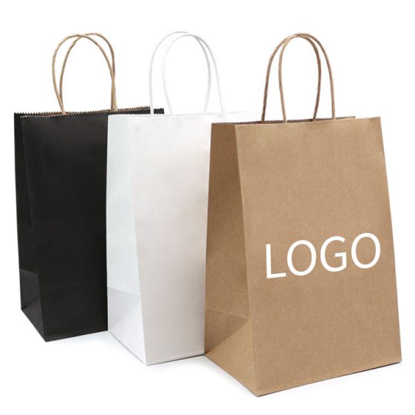 Kraft Shopping paper bag - Image 4