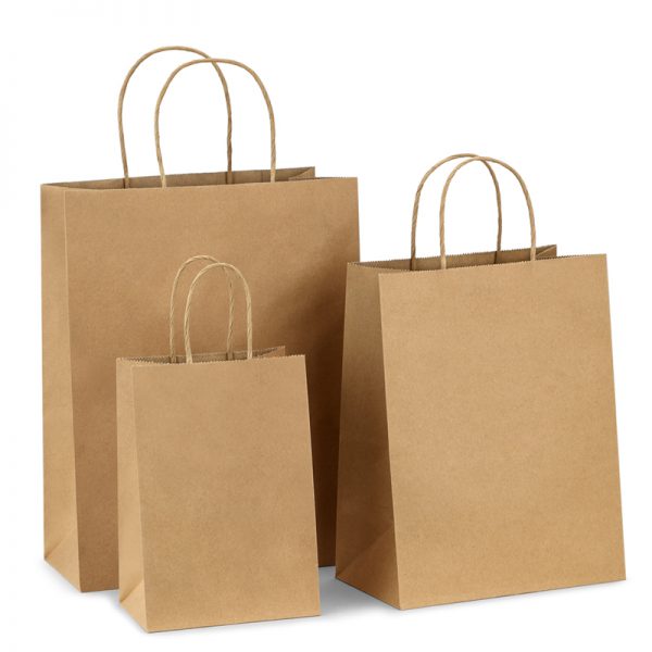 Kraft Shopping paper bag - Image 5