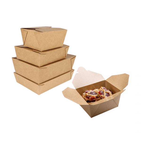Kraft paper takeout container - Image 2