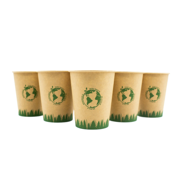 Water Based Kraft Single Wall Paper cup - Image 4